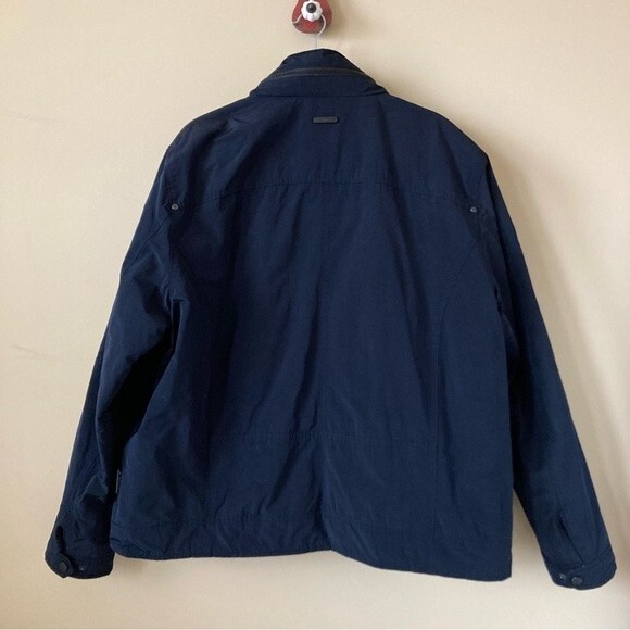 William Rast Men's Collared Navy and Gray Jacket Coat XL - Picture 3 of 14